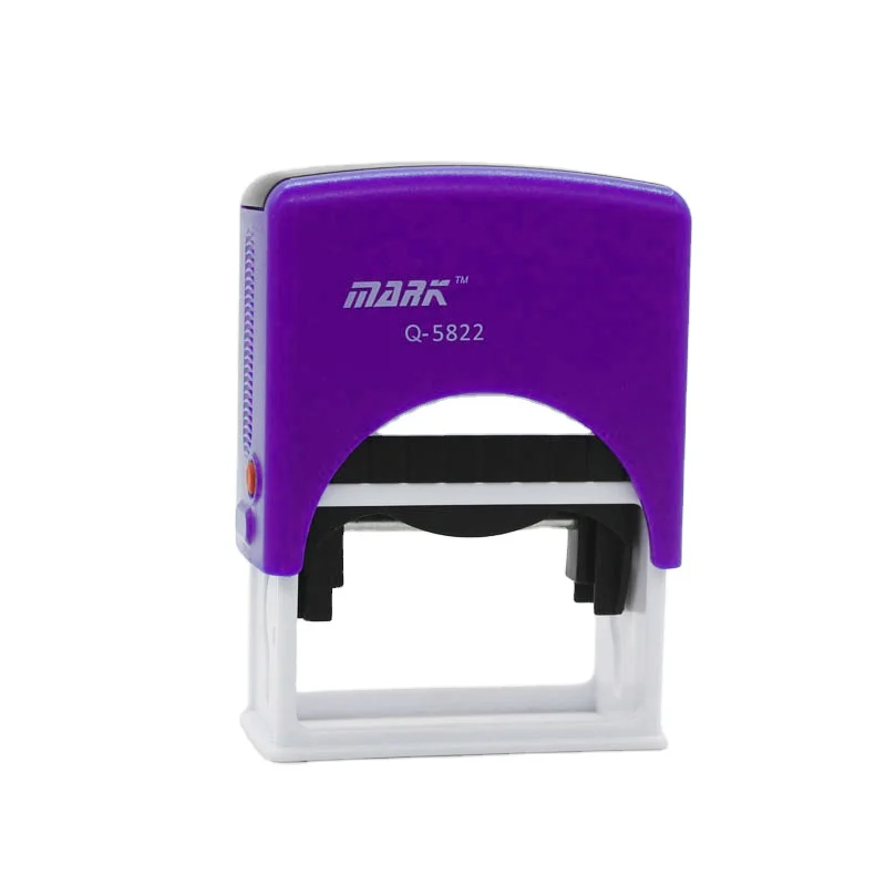 Mark Series Laser Engraved Business Stamp - Automatic Self-Inking Stamps with…