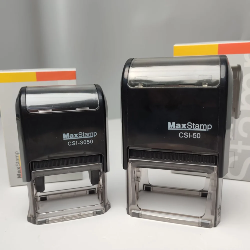 Custom Self-Inking Roller Stamp for Business Cards & Office Documents -…