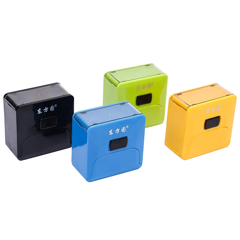 Custom 38×14mm Self-Inking Rubber Stamp with Laser Engraving - Automatic…
