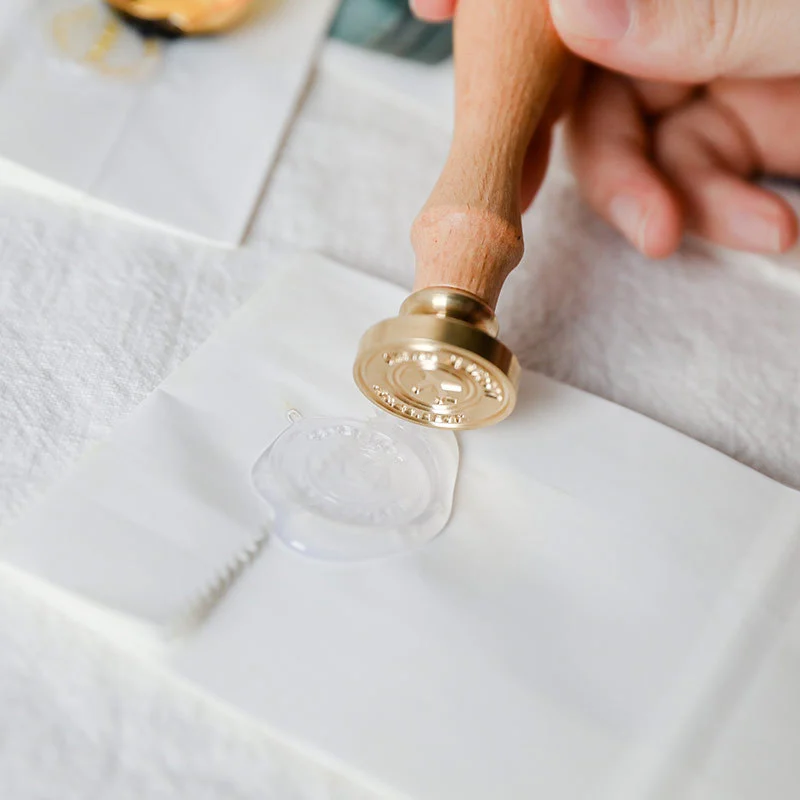 Transparent Wax Bead Stamp Set