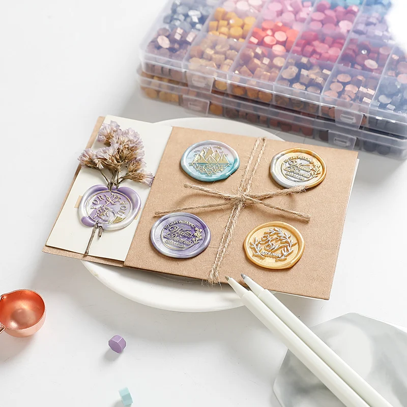 2025 New Design Wooden Wax Seal Stamp Set