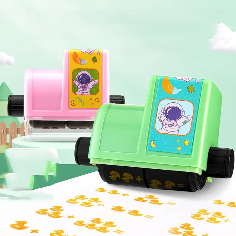 Custom Math Roller Stamps for Kids – Addition & Subtraction Practice Stamps