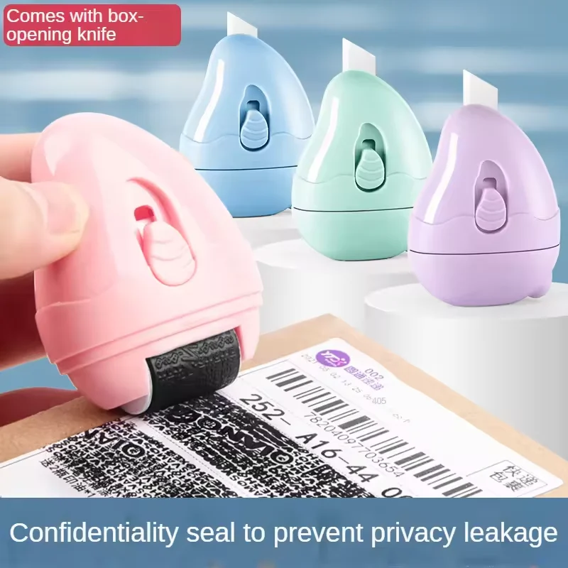 Plastic Security Roller Stamp – Stylish Identity Theft Protection
