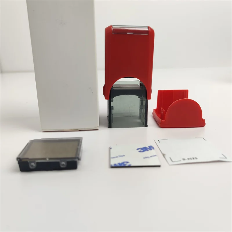 DIY Blank Self-Inking Rubber Stamps - Custom Plastic Date & Text Stamp…