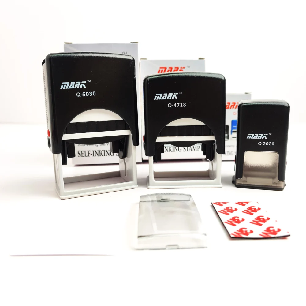 Custom Excise Tax Self-Inking Stamps - Rectangle/Round/Square Blank Stamp…