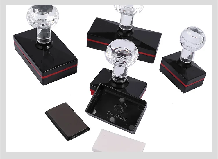 TH Crystal Flash Stamp Set – Round/Square/Oval Shapes