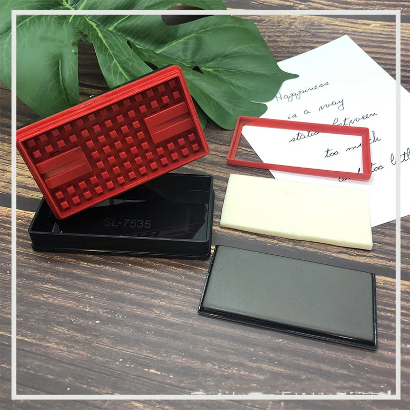 SL Series Custom Crystal Handle Photopolymer Stamp