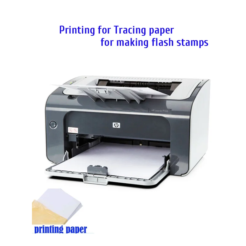Laser Tracing Paper Printer for Photosensitive Flash Stamp Production -…