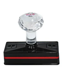 SL Series Crystal Handle Photopolymer Stamp – Dual Foam Flash Ink