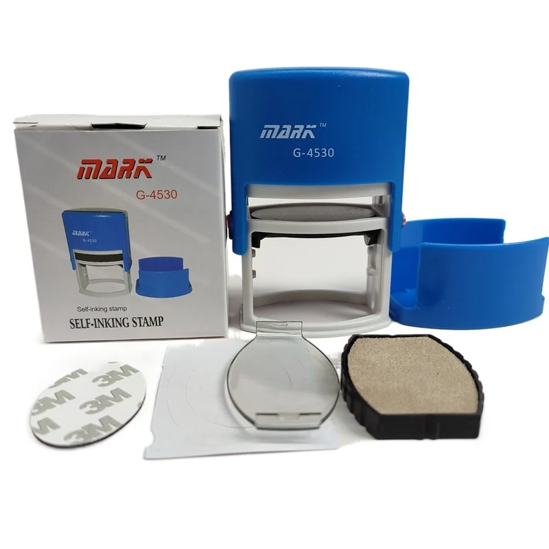 Self-Inking Office Stamp with Automatic Ink System - Custom Laser Engraved…