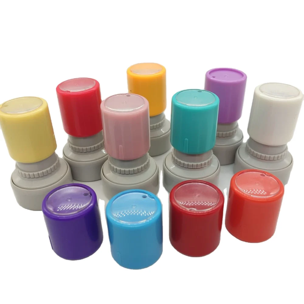 HA Red Handle Custom Flash Stamp - New Style Easy-Use Office Stamp