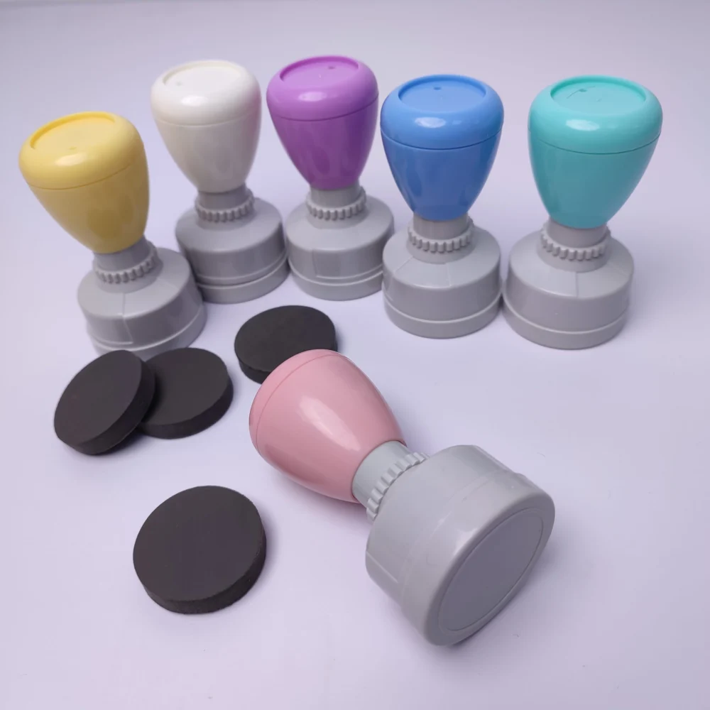 HA30 Pastel Teacher Reward Stamp Set - 32 Color Flash Stamp for Classroom Feedback