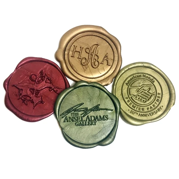 Custom Wax Seal Stickers – Personalized Adhesive Seals – Decorative Labels