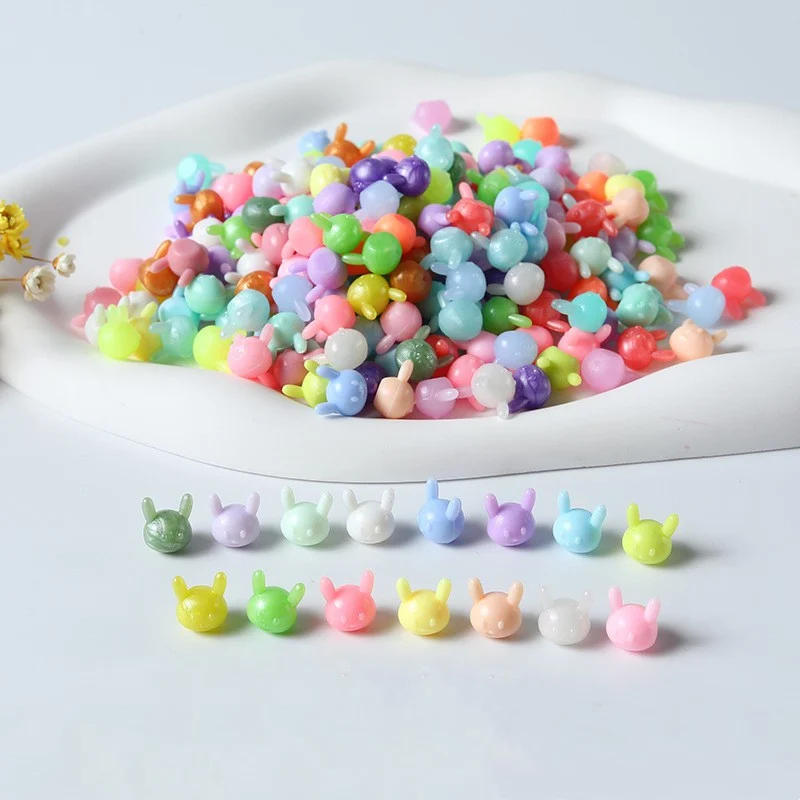Rabbit-Shaped Sealing Wax Beads – 500g Green/Blue Eco Pellets