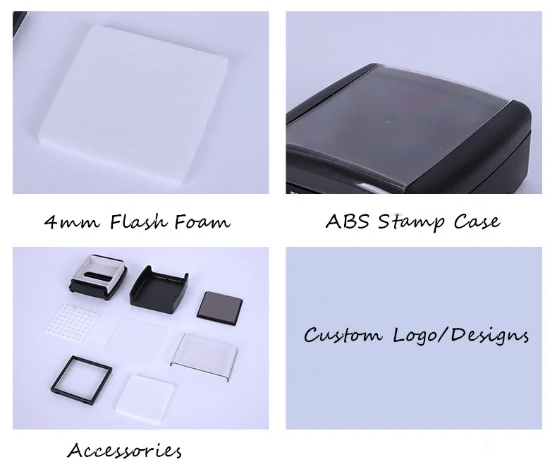Pocket Flash Stamp with Quick-Drying Ink - Custom Self-Inking Office Stamp -…