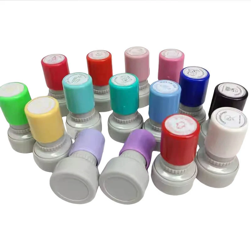 HA 28 Round Custom Teacher Stamp - Pre-Inked Cute Flash Stamp for Classroom