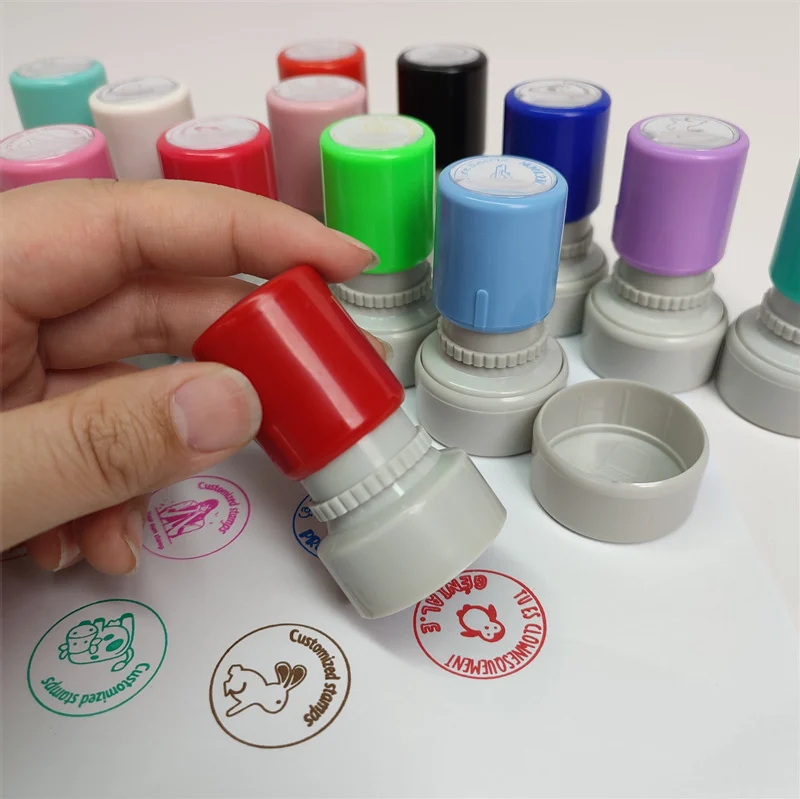 HA Series Transparent Pattern Flash Stamp - Custom Cute Stamp for Kids…