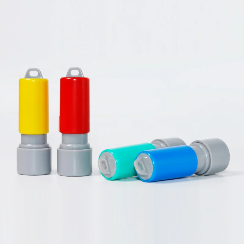 HA09X Mini Cartoon Stamp - 9mm Round Self-Inking Office Stamp (Customizable)