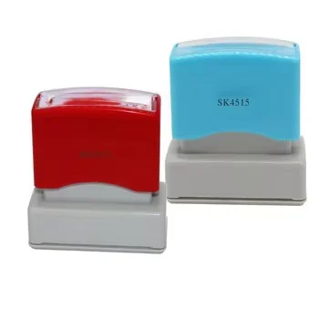 SK Series Pre-Inked Photopolymer Flash Stamp – Instant Business Seals with Handle