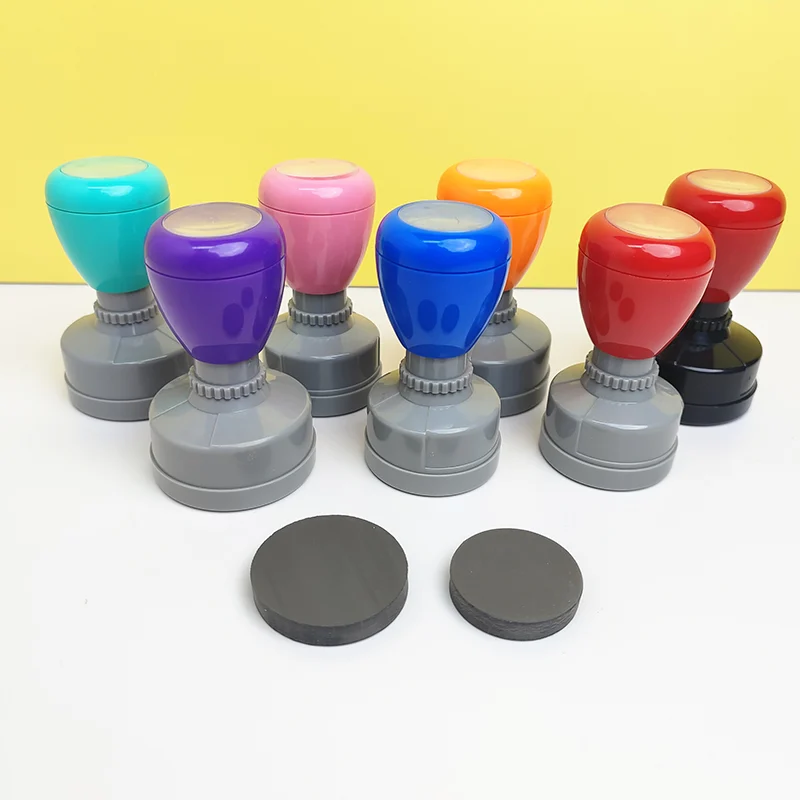 Custom Photo-Sensitive Teacher Stamps – 8-Color Flash Stamp Pad