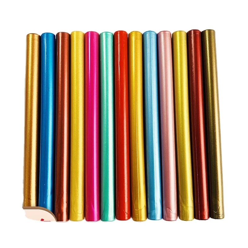 Glue Gun Wax Sticks – 40-Color Sealing Kit with Silicone Molds