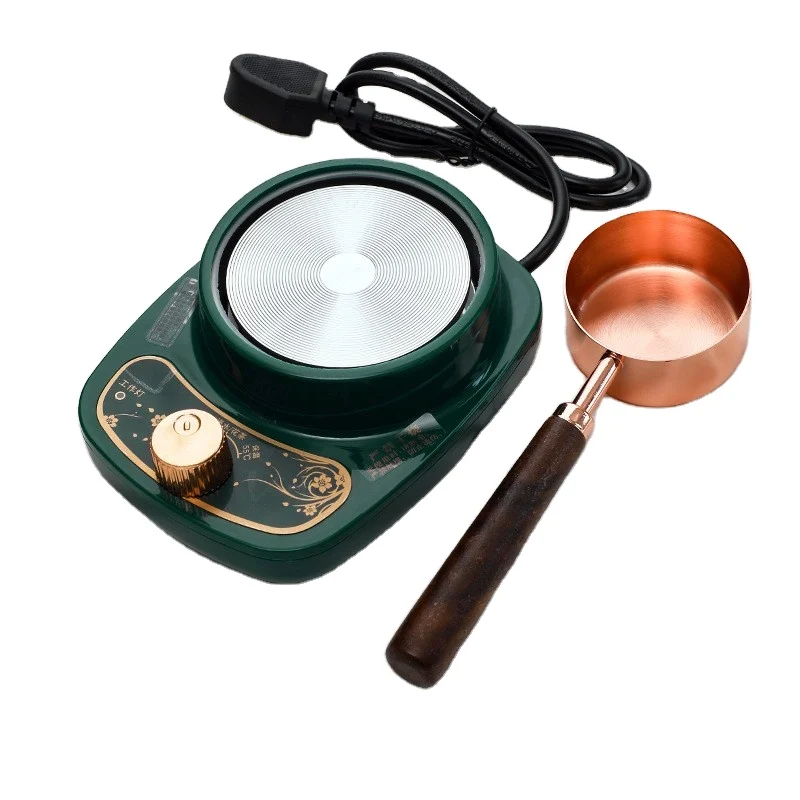 Electric Wax Sealing Furnace Set - Custom Triangle Design with Spoon Tool…