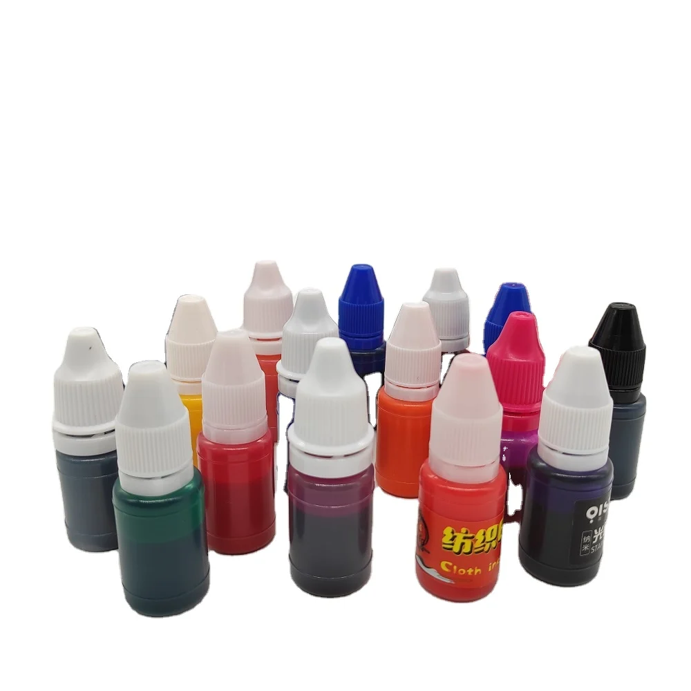10ml Glitter Stamp Pad Ink - Specialized Copper Seal Ink for Textile & Fabric…