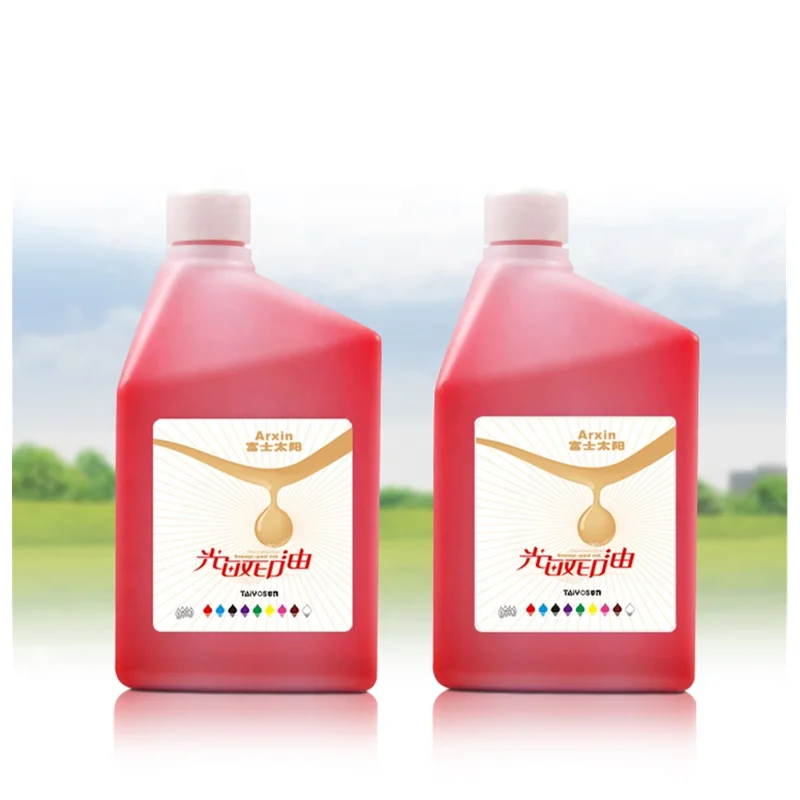1KG Flash Stamp Ink Set - 5 Vibrant Colors for Self-Inking Stamps