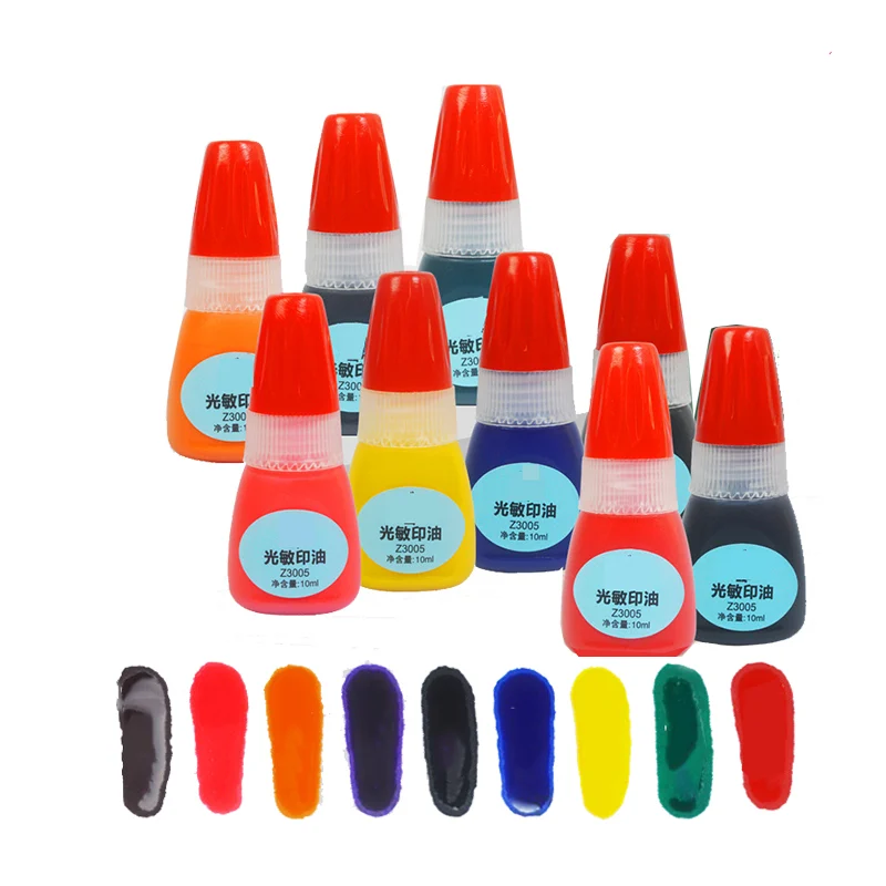 10ml Flash Stamp Ink Refills - Self-Inking Stamp Pad Refill with Glow Effect -…