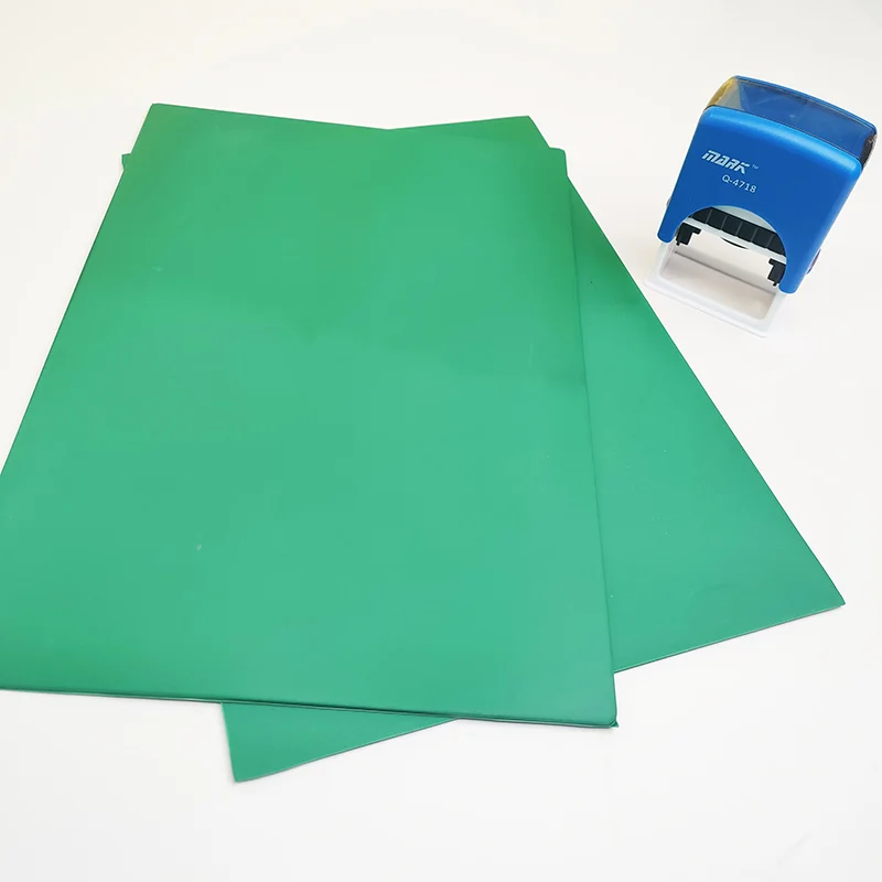 Green A4 Trodat Laser Rubber Pads – Factory-Direct Stamp Refills