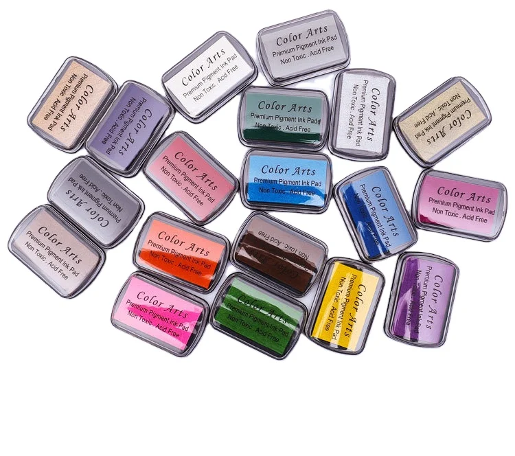 Multi-Purpose Oil-Based Ink Pad - Custom Color Stamp Pad for DIY Crafts &…