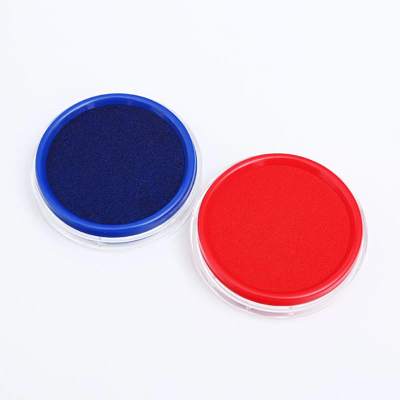 Custom Round Fingerprint Ink Pad - Stamp Pad with 3 Color Options – KD056