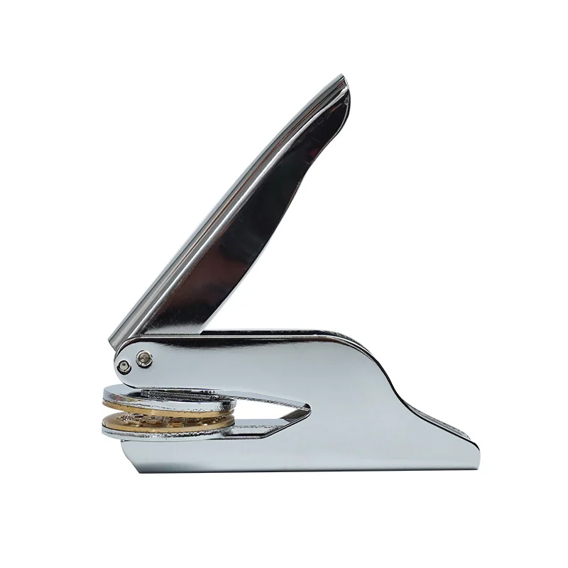 Custom Embossed Notary Seal Stamp - Official Metal Seal for Legal Documents