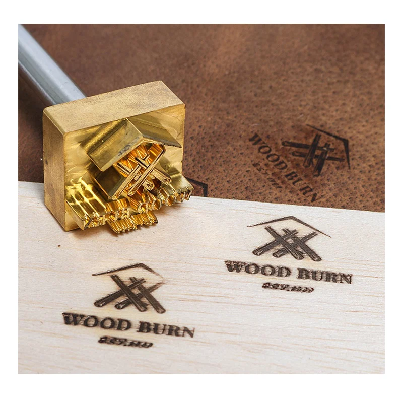 Custom Metal Leather Embossing Stamp - Professional DIY Leathercraft Tool