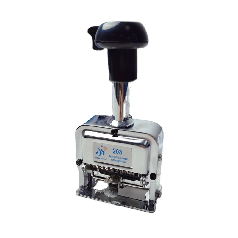 Custom Metal Self-Inking Date Stamp - Automatic Numbering Roller Stamp for…