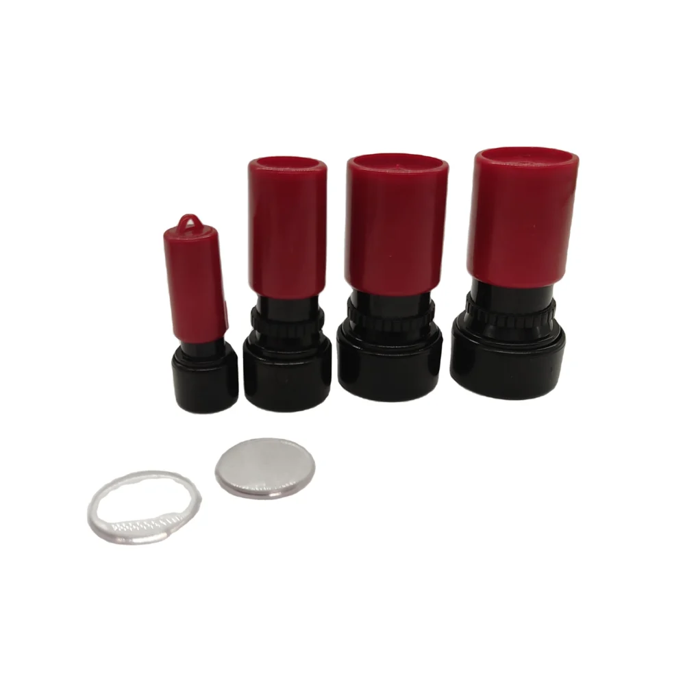 Professional Round Flash Pre-Inked Stamps - Customizable Teacher/Office Stamps