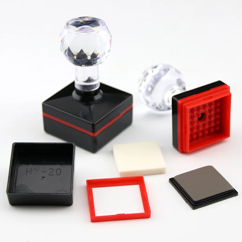 4mm Dual-Foam Flash Stamp with Ink Hole - Professional Office Stamp (Multiple…