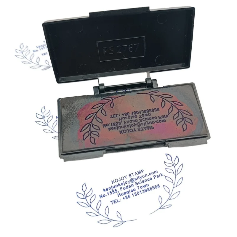 Custom Address Name Stamp - Portable Flash Rubber Stamp with Eco-Friendly Ink…