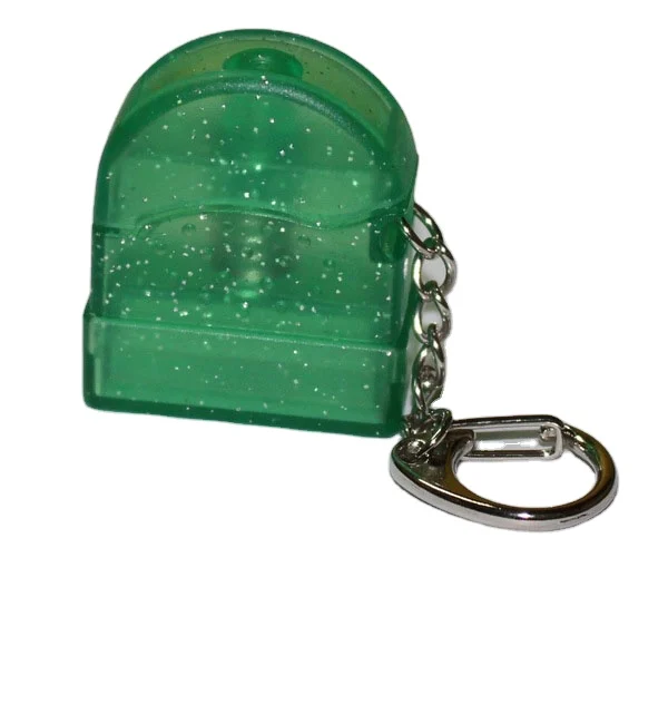 Kids Keychain Flash Stamp - Washable Foam Ink Name Stamp with Detachable Ring