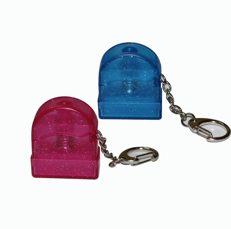 Crystal Clear Keychain Name Stamp - 10x27mm Washable Fabric Flash Stamp