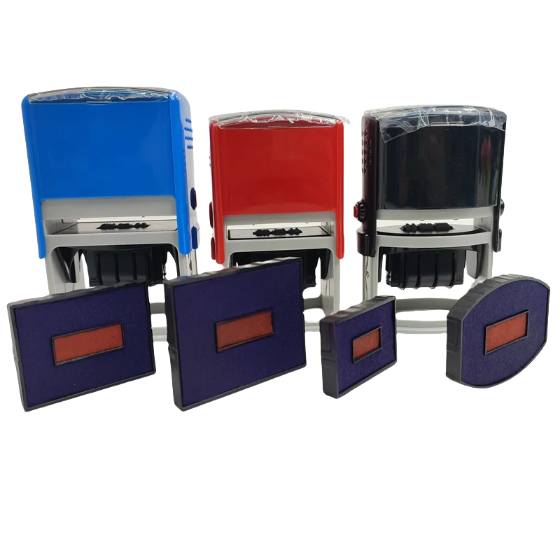 Custom Self-Inking Rubber Stamps - Small/Large Size Office Stamps with ABS…