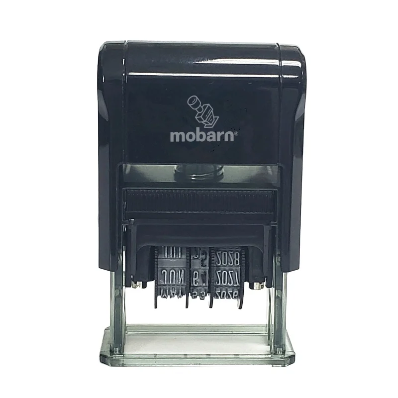 DT-0528 Professional Rectangle Date Stamp – German Ink – Self-Inking Office Seal