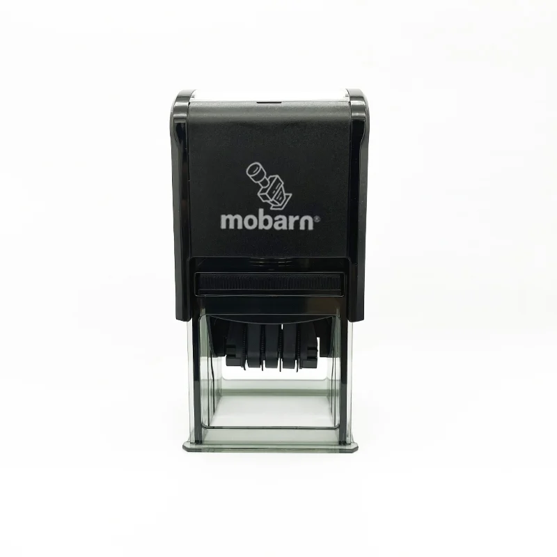 DT-4242 Professional Self-Inking Stamp – German Ink – 42×42mm Large Imprint