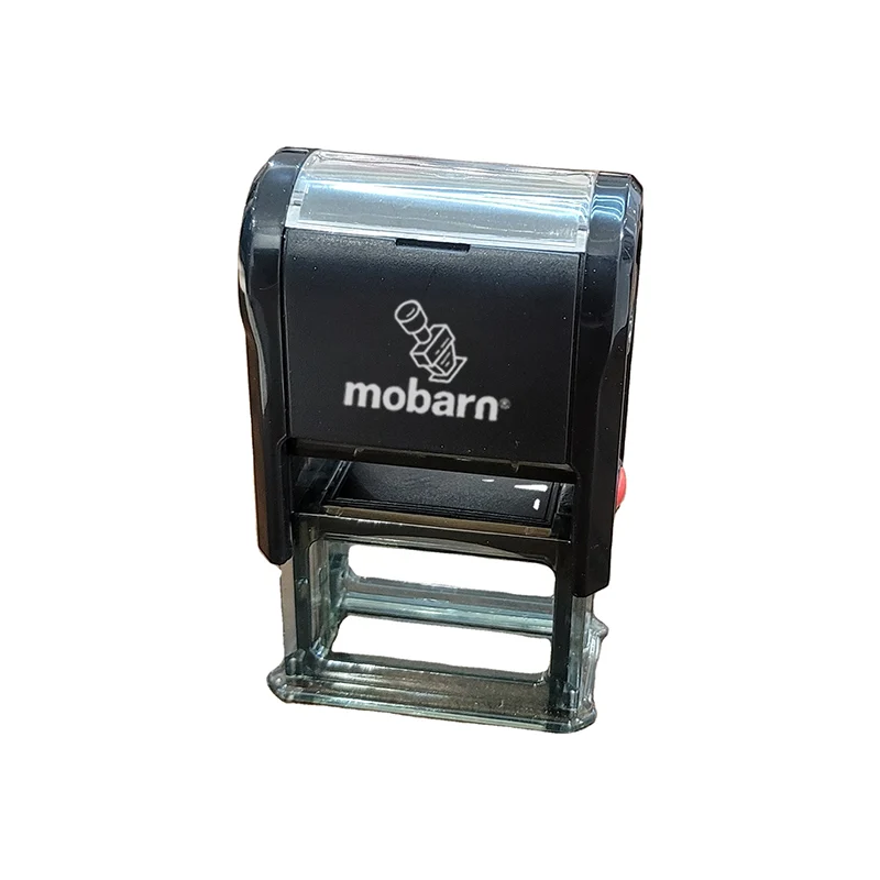 S-1027 Custom Self-Inking Stamp – Personalized Office Stamp – 10×27mm Imprint
