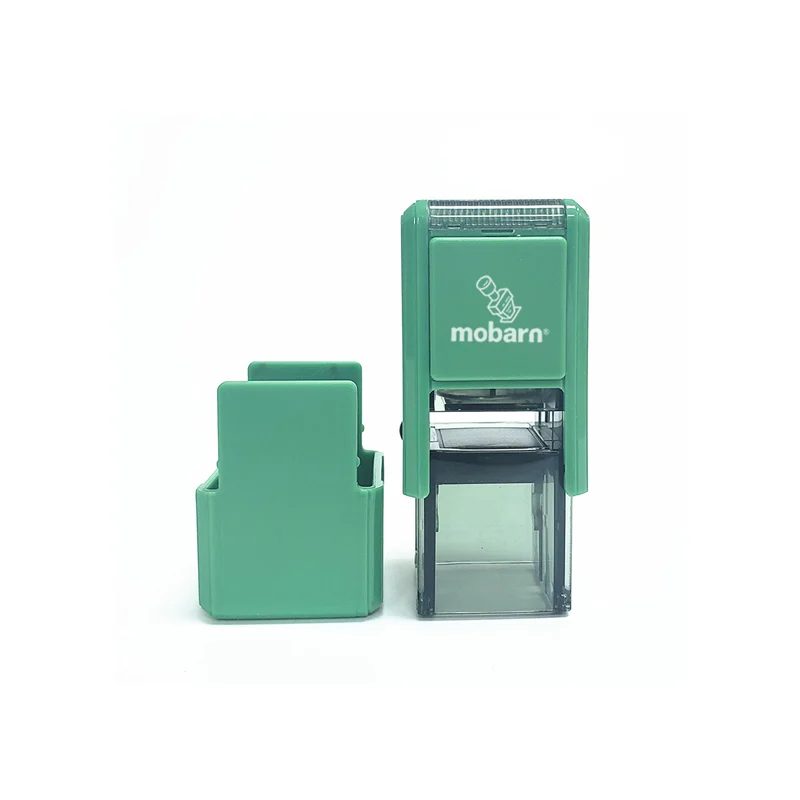 S-2020 Square Self-Inking Stamp – 20×20mm Custom Logo – Multi-Color Options