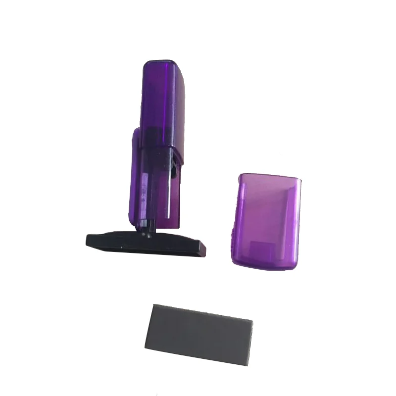 Pocket Self-Inking Stamp - Custom 38×14mm/47×18mm Office Stamp (6 Color Options)
