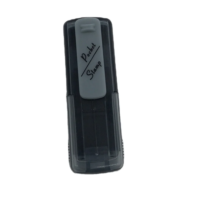 Custom Pocket Self-Inking Stamp with Plastic Case - Fast Drying, Eco-Friendly,…