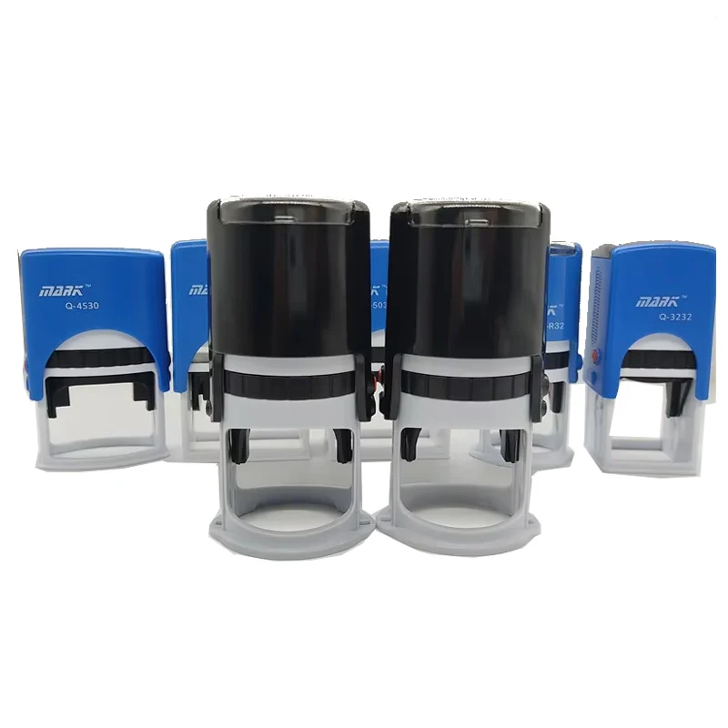 R40 Large Self-Inking Stamp - 40mm Round Automatic Office Stamp, High-Quality…