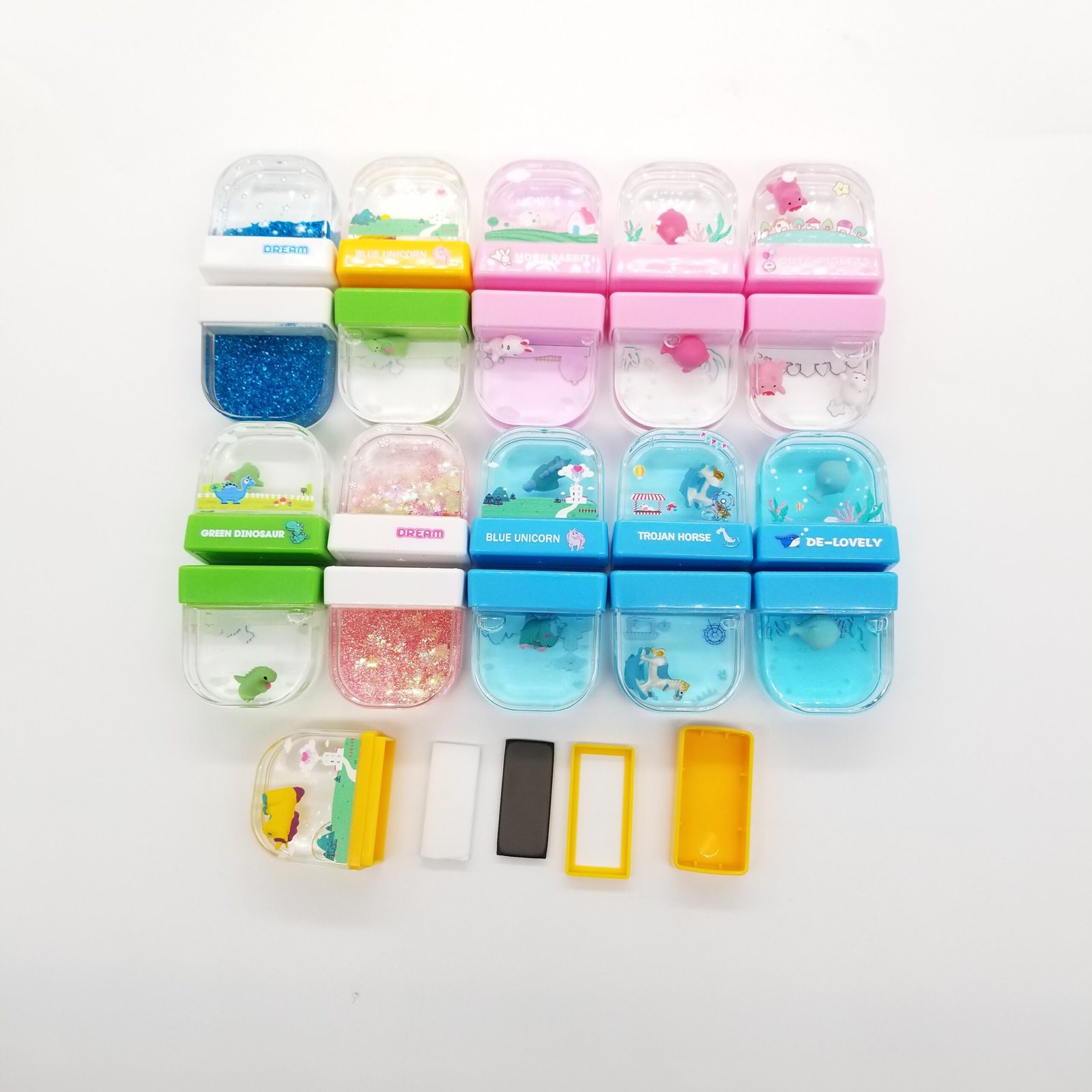 Custom Kids Fabric Water Stamp | Washable Rubber Stamp for Clothing | Cartoon Name Watermark Stamp - Image 3