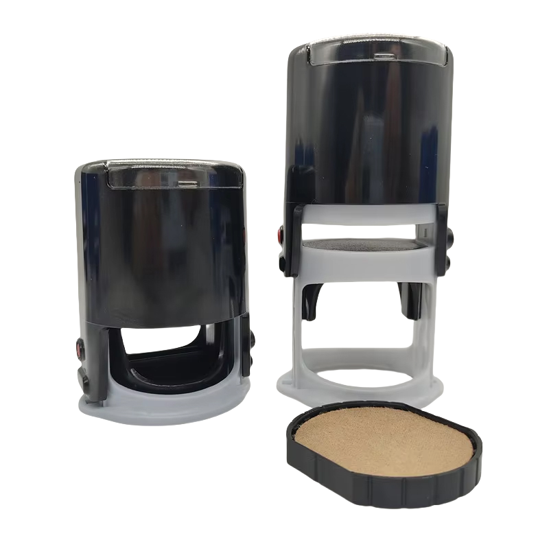 Custom Self-Inking Rubber Stamp with OEM Logo - ABS Plastic Office Stamp | Mobarnstamp